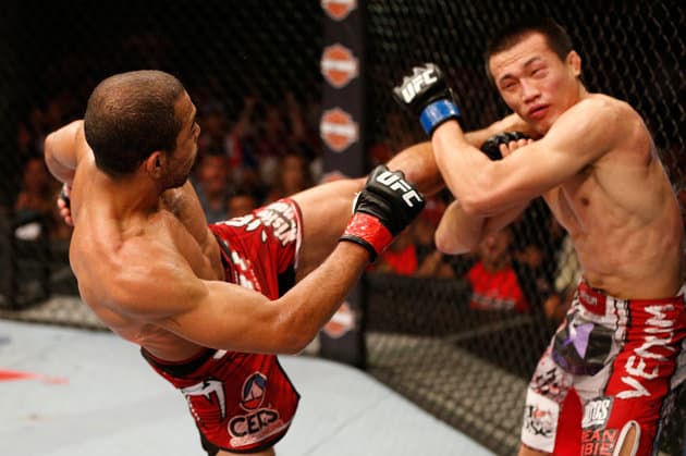 Jose Aldo indeed broke his foot against TKZ. Here’s a picture proving it.