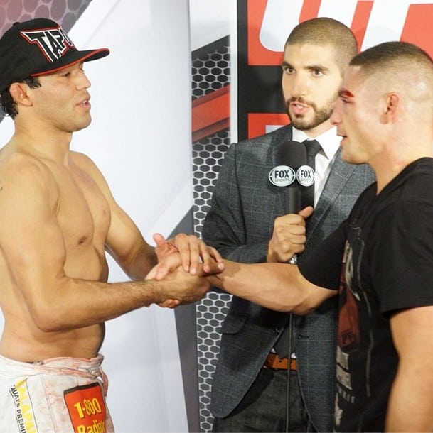 Photo of the Day: Diego and Gilbert post fight