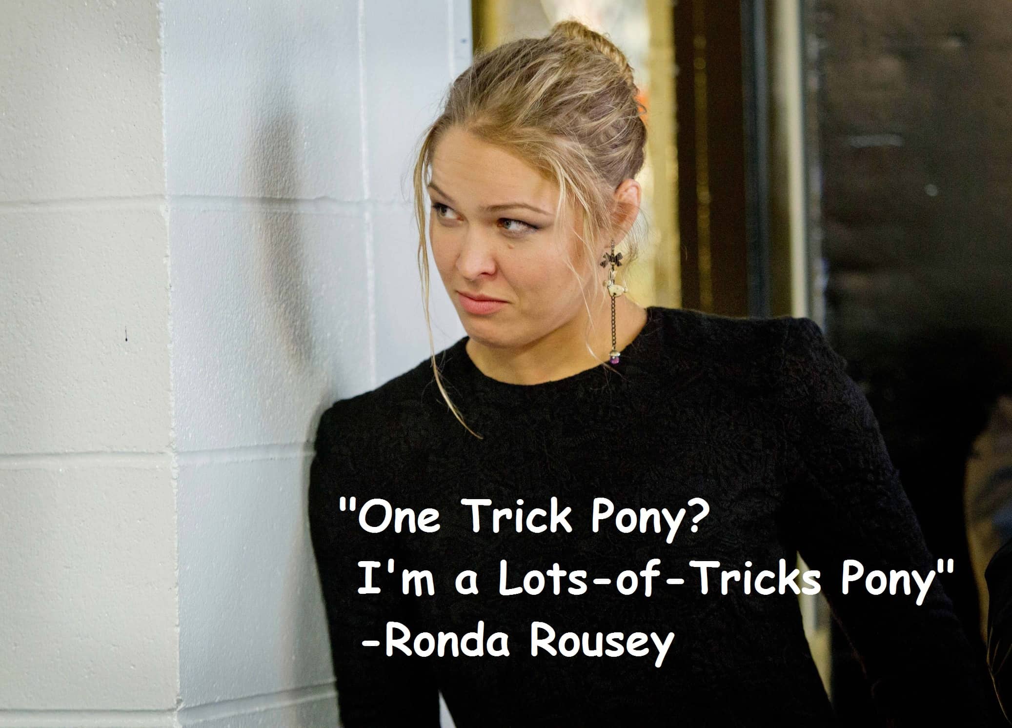 Ronda Rousey Black Dress