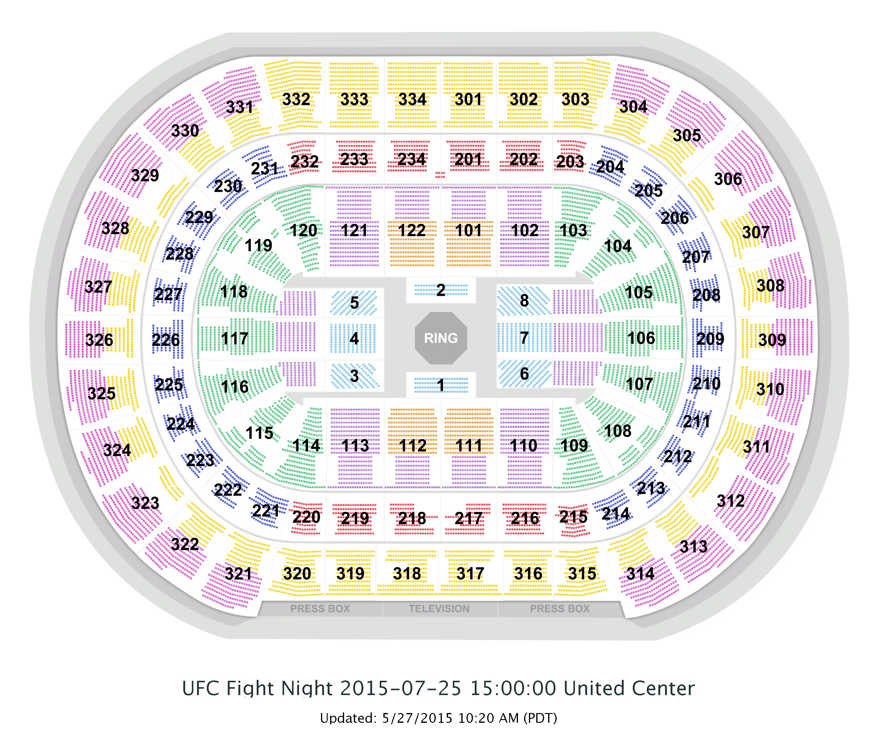 United Center 3d Seating Chart