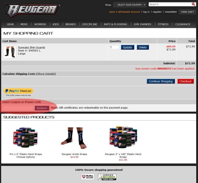 revgear coupon
