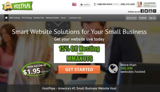 Hostpapa Coupon