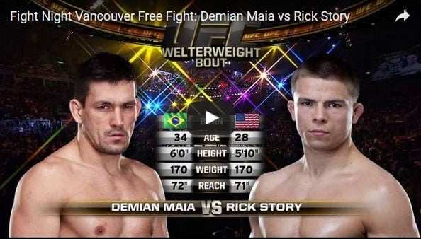 Demian Maia vs Rick Story Full Fight Video - MMANUTS