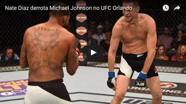 Nate Diaz vs Michael Johnson full fight video