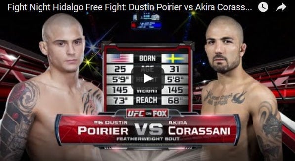 Dustin Poirier vs Akira Corassani Full Fight Video