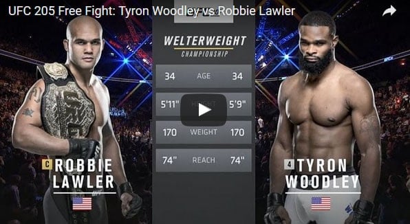 Tyron Woodley Vs Robbie Lawler Full Fight Video Mmanuts