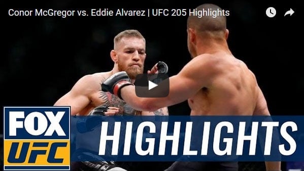Conor McGregor vs Eddie Alvarez Highlights