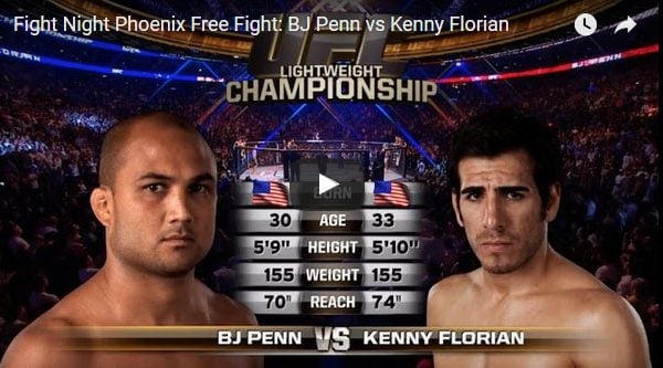 BJ Penn vs Kenny Florian Full Fight Video