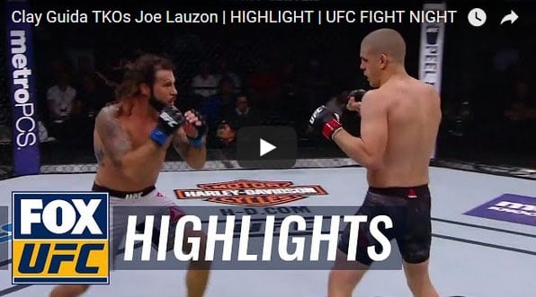 Clay Guida vs Joe Lauzon Full Fight Video Highlight