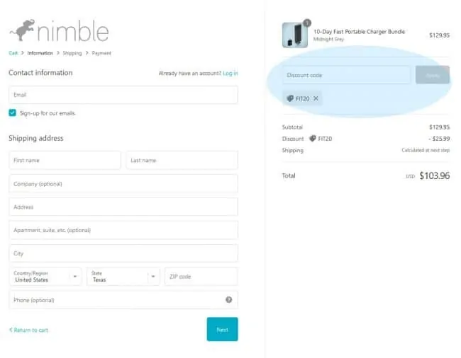 Nimble Discount Code
