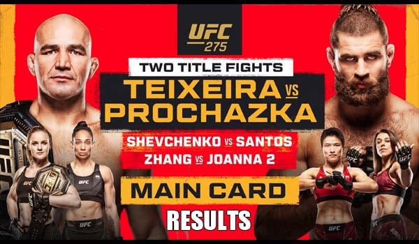 UFC 275 Results