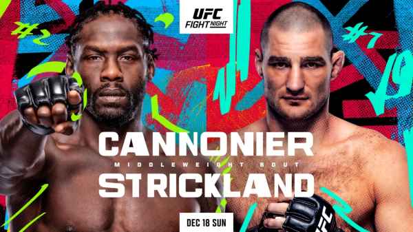 UFC Fight Night Cannonier vs Strickland Results