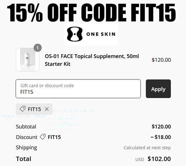 oneskin discount code