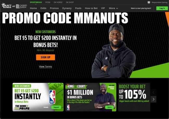 DraftKings UFC Promo Code