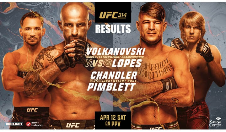 UFC 314 RESULTS