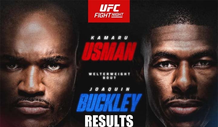 UFC Usman vs Buckley Result