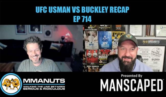ufc usman vs buckley recap mmanuts mma podcast